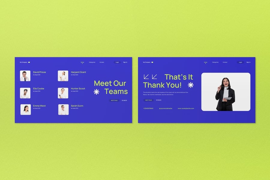 现代商业宣传材料PPT模板 (PPT)