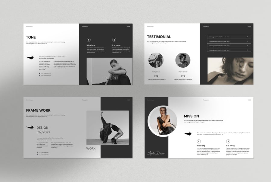 品牌战略PPT模板 (PPTX)