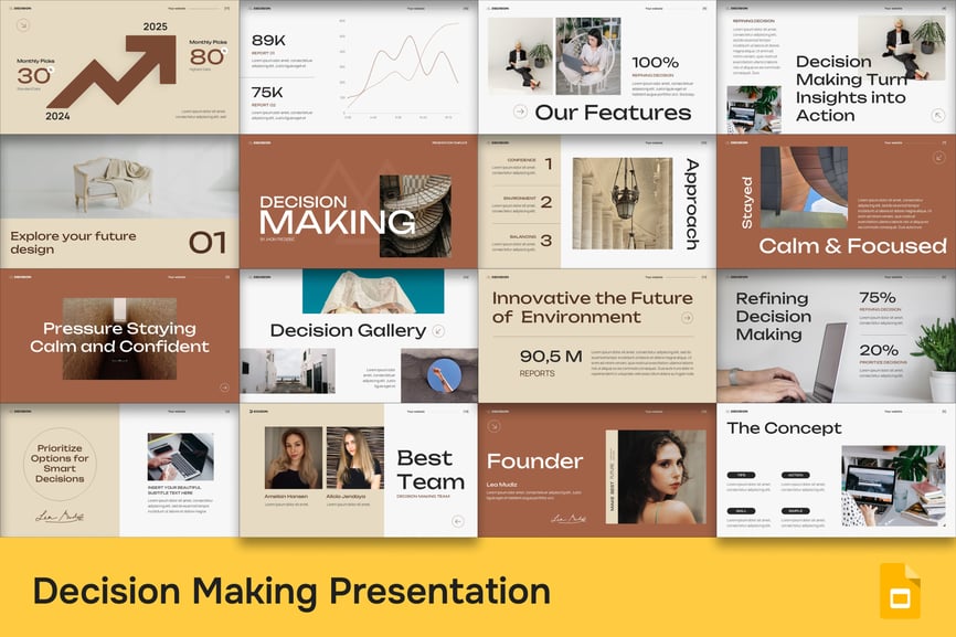 决策思维讲解 PPT模板 (PPTX)