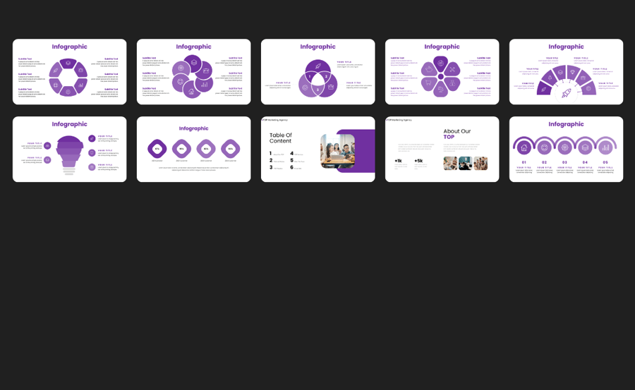 顶级营销机构介绍PPT模版 (PPTX,PPT)
