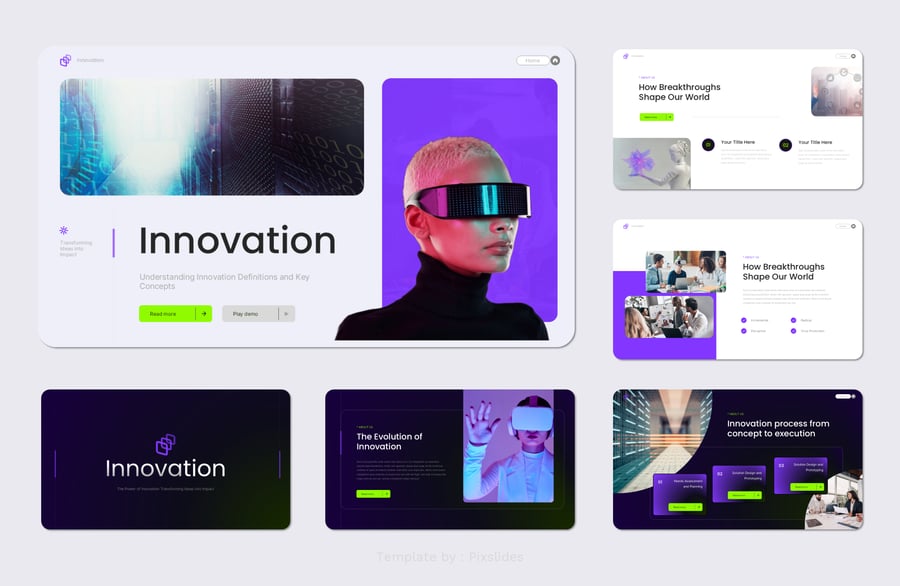 业务创新 PPT模板 (PPTX,PPT)