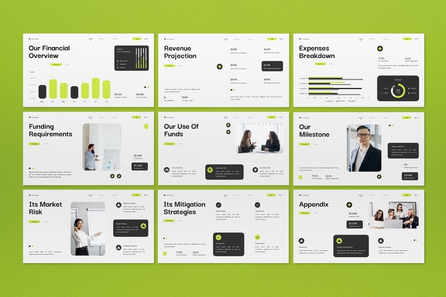 黑色现代创意宣传材料PPT模板 (PPT)