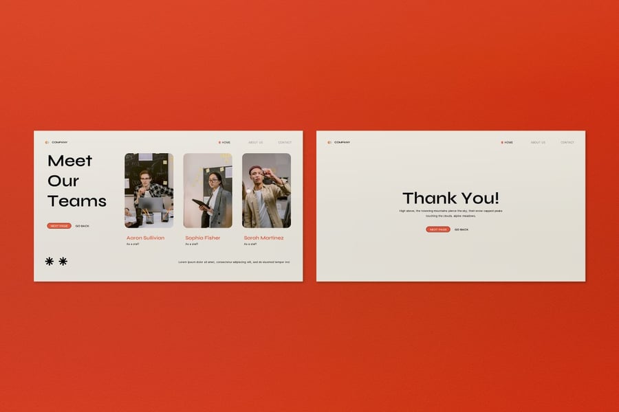 米色现代商业宣传材料PPT模板  (PPT)