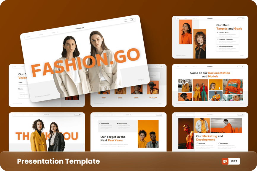 时尚项目PPT模版 (PPTX)