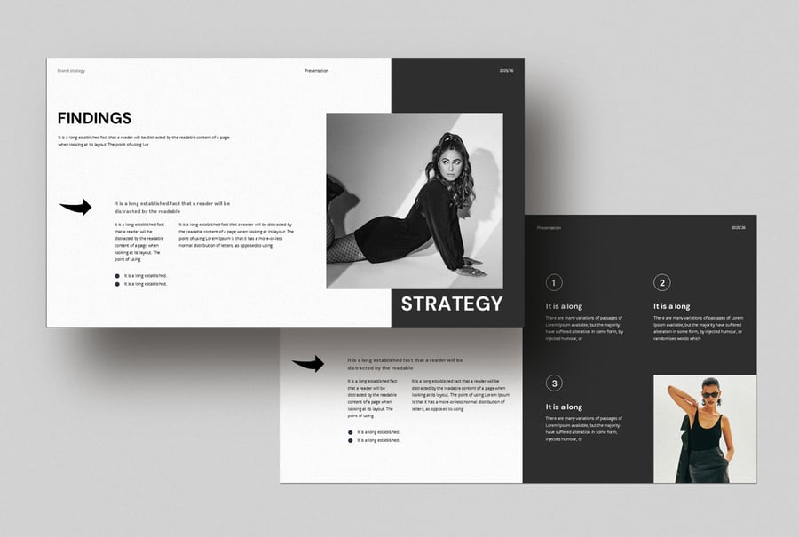 品牌战略PPT模板 (PPTX)