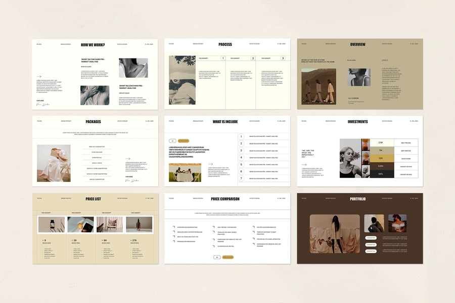 服务指南PPT模板 (PPTX)