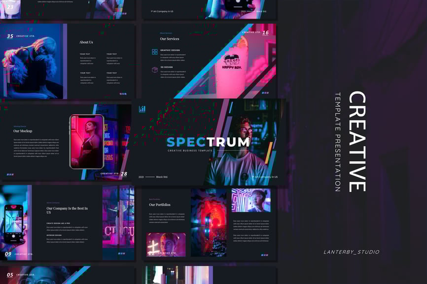 商业创意 PPT模板 (PPTX)