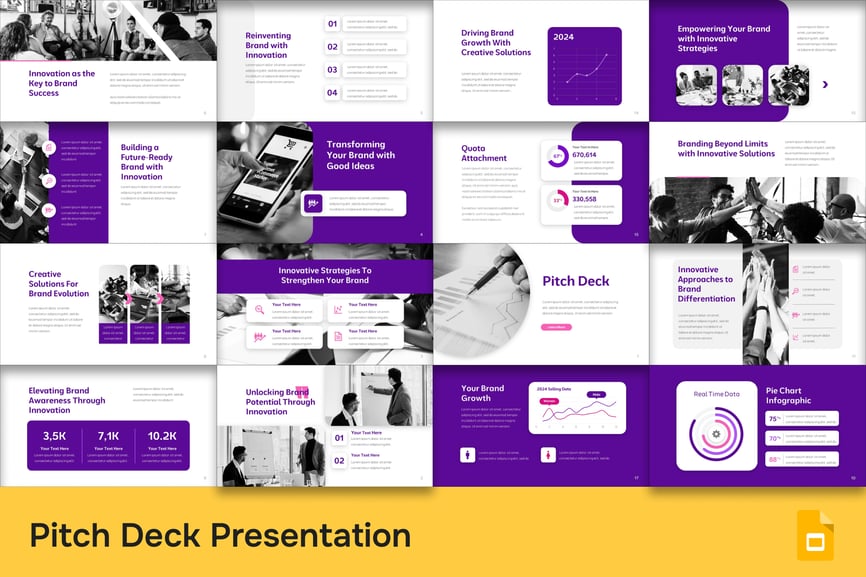 宣传材料PPT模板 (PPTX)