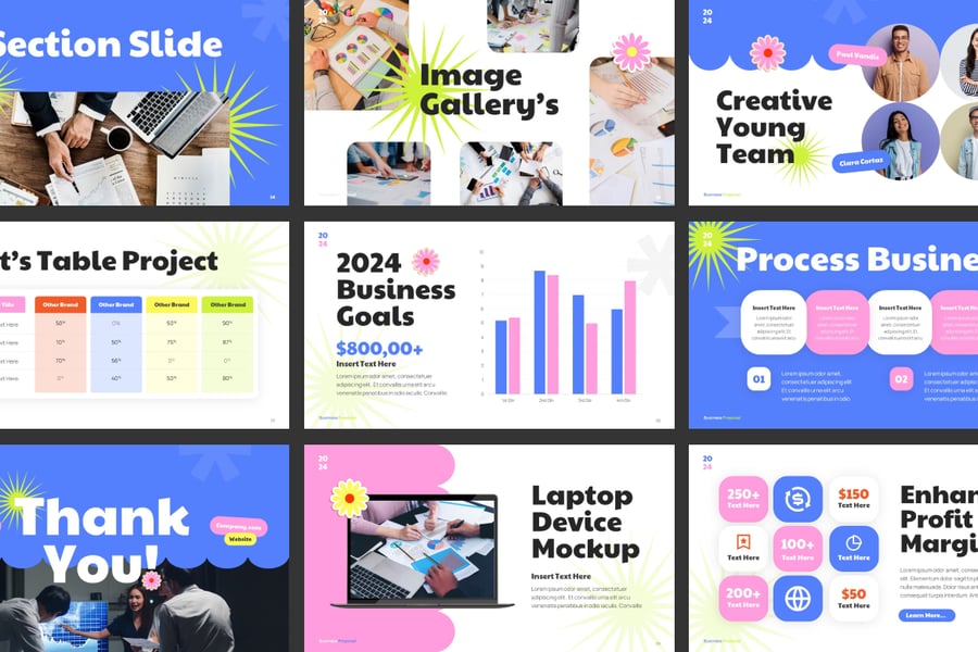 商业提案PPT模板 (PPTX)