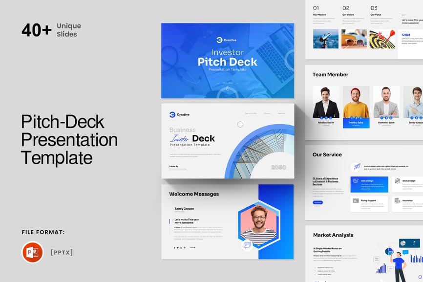公司或品牌介绍PPT模板 (PPTX)