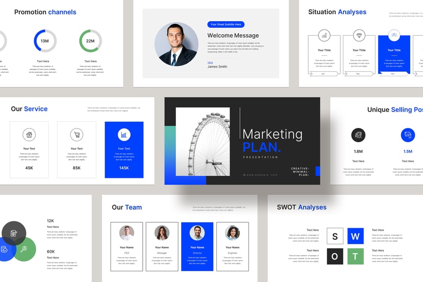 营销计划 PPT模板 (PPTX)