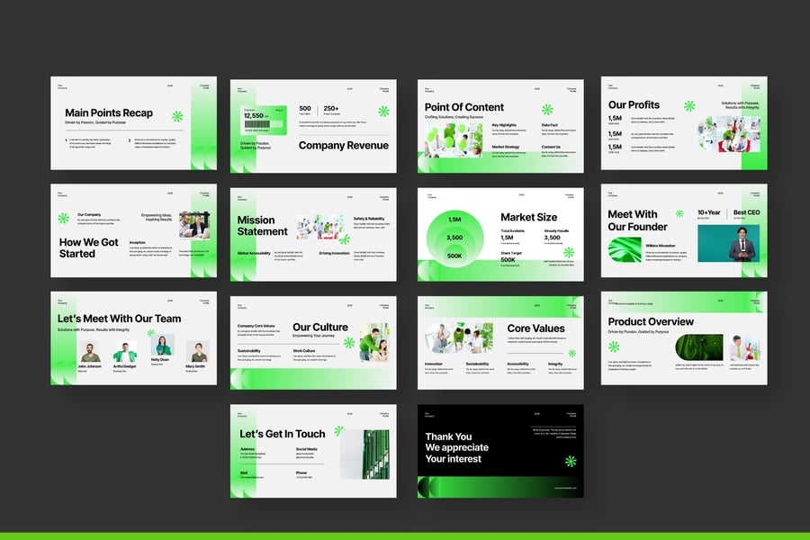 公司简介PPT模板 (PPT)