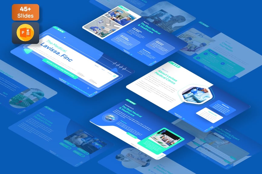 医疗与保健 PPT模板 (PPTX)