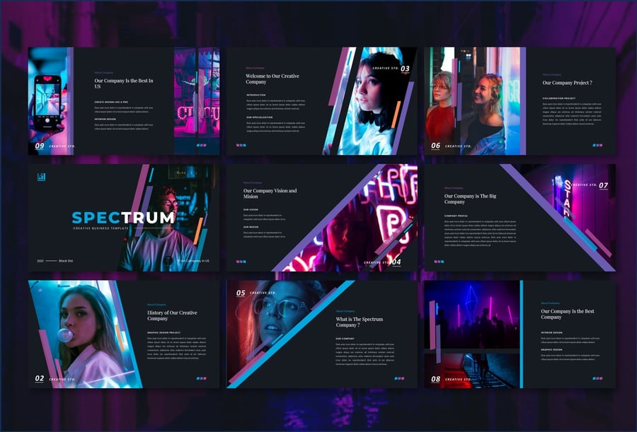 商业创意 PPT模板 (PPTX)