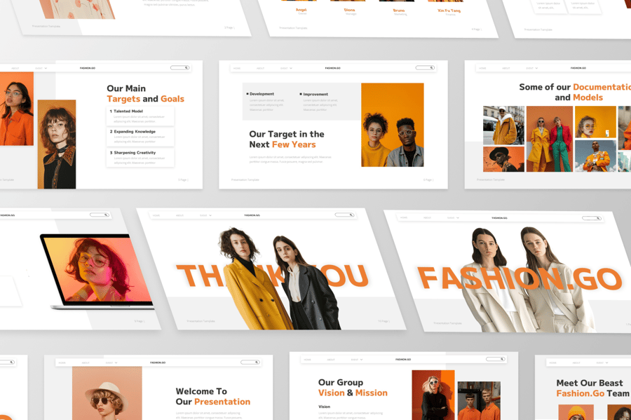 时尚项目PPT模版 (PPTX)