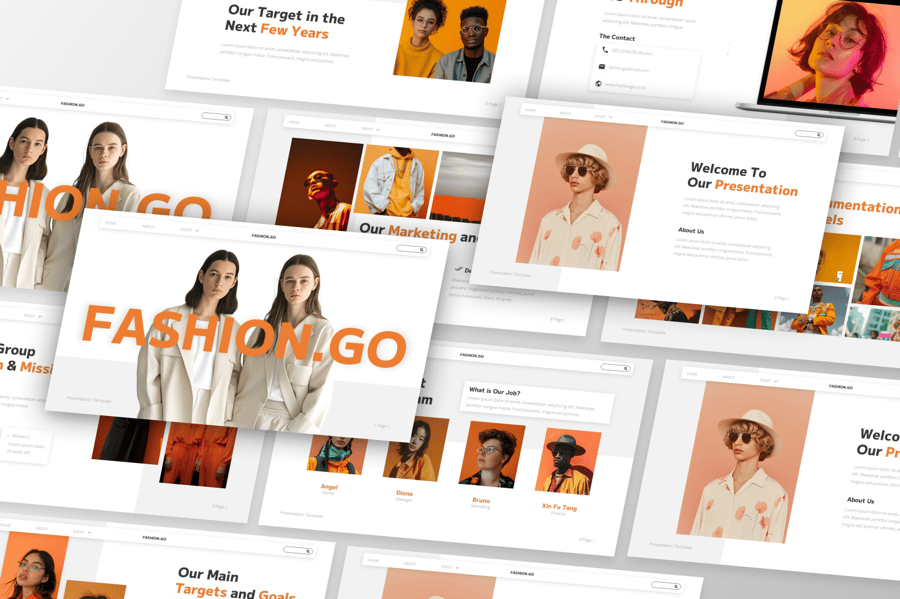 时尚项目PPT模版 (PPTX)