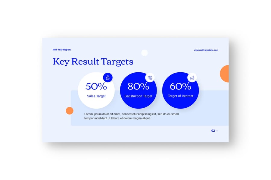 年中报告PPT模版 (PPTX)