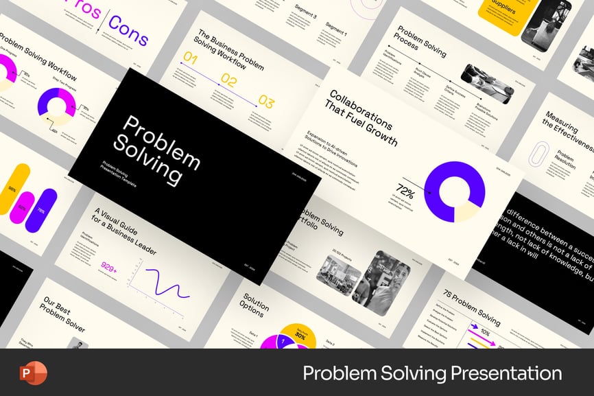 解决问题PPT模板 (PPTX)