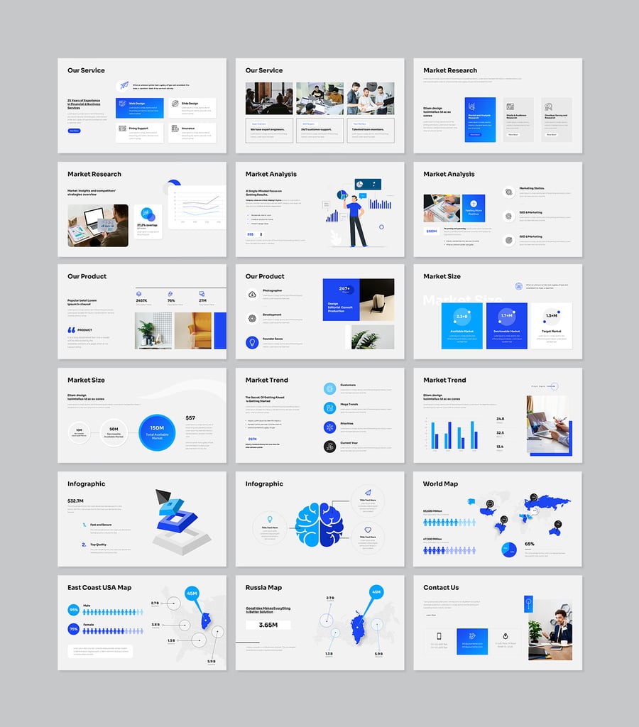 公司或品牌介绍PPT模板 (PPTX)