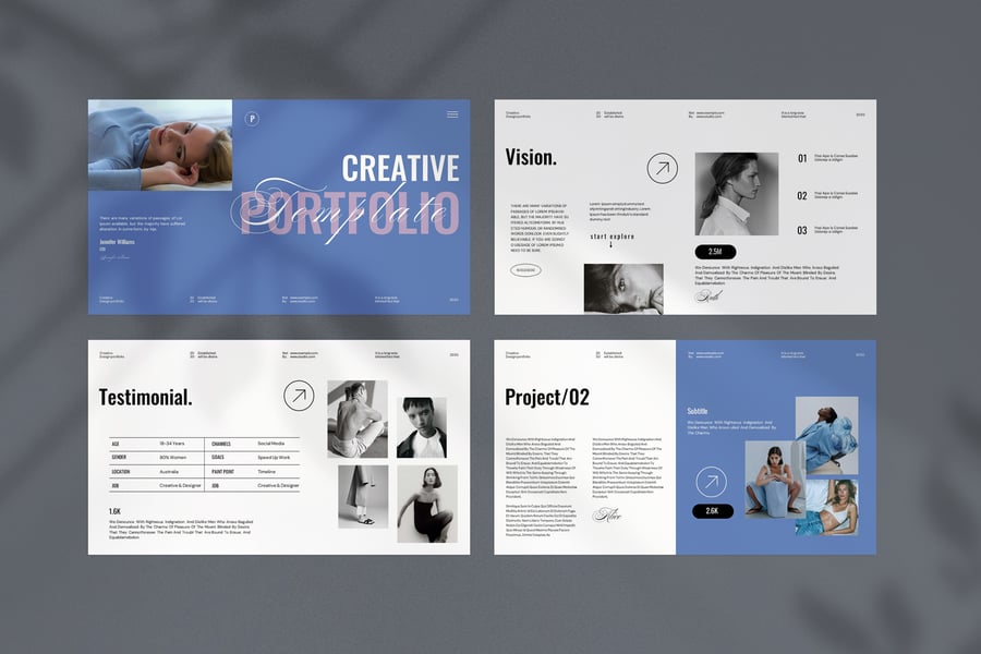 创意组合  PPT模板 (PPTX)