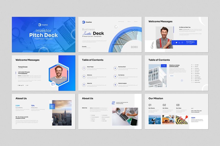 公司或品牌介绍PPT模板 (PPTX)