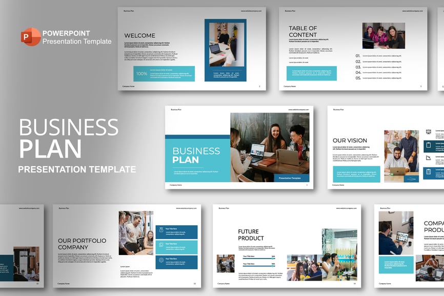 商业计划 PPT模板 (PPTX)