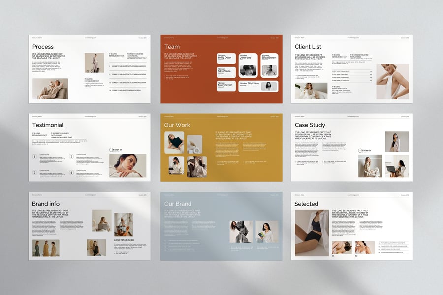 服务指南 PPT模板 (PPTX)