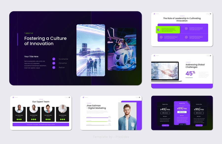 业务创新 PPT模板 (PPTX,PPT)