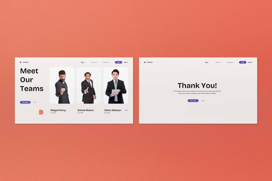 紫色创意现代商业计划PPT模板  (PPT)