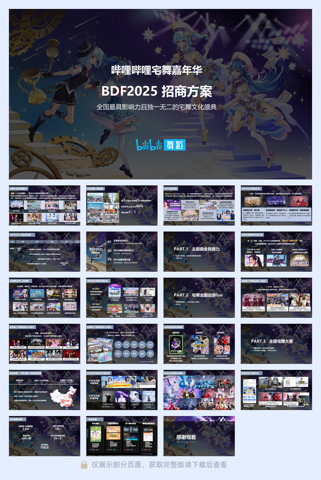 哔哩哔哩「宅舞嘉年华」2025招商方案.pdf