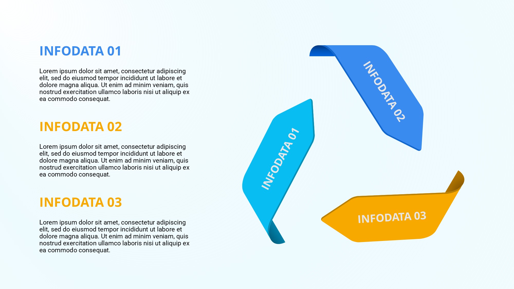 箭头信息图示PPT模板