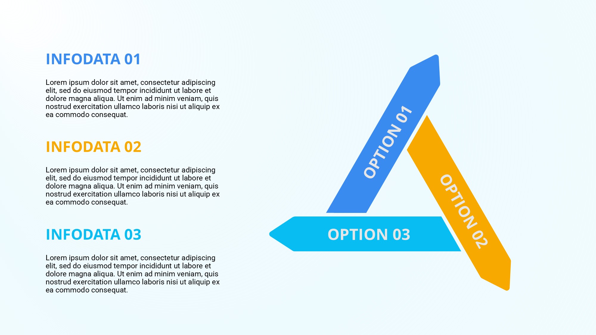 箭头信息图示PPT模板