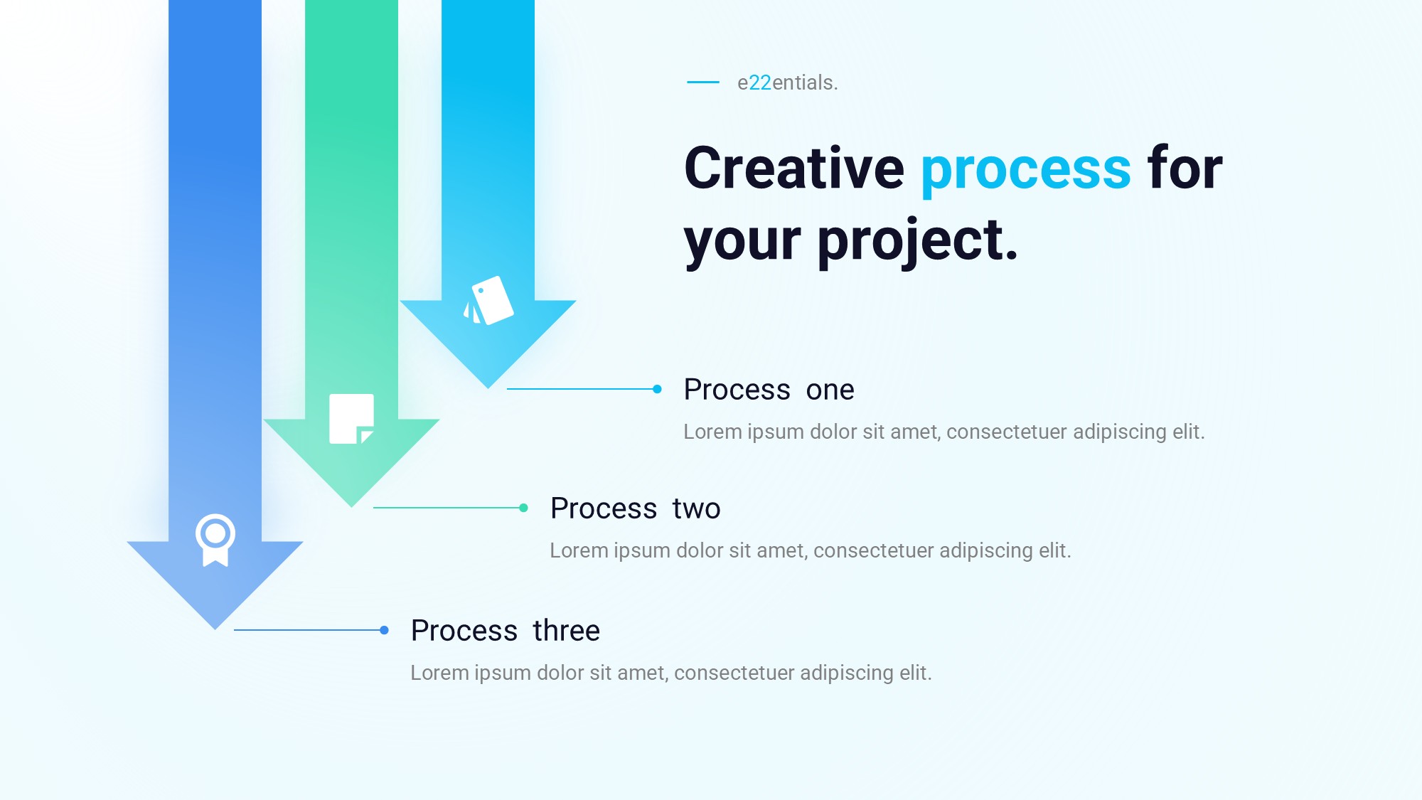 箭头信息图示PPT模板
