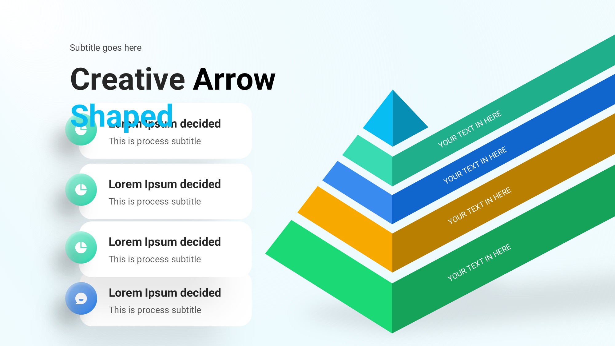 箭头信息图示PPT模板