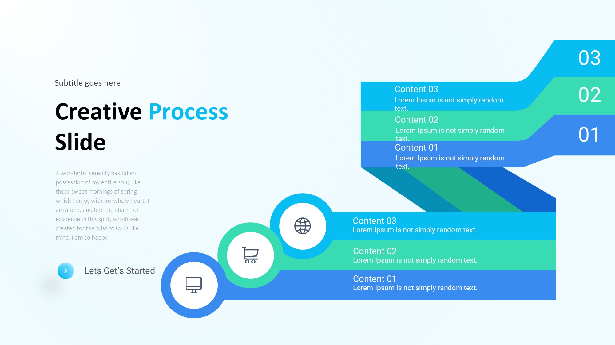 箭头信息图示PPT模板