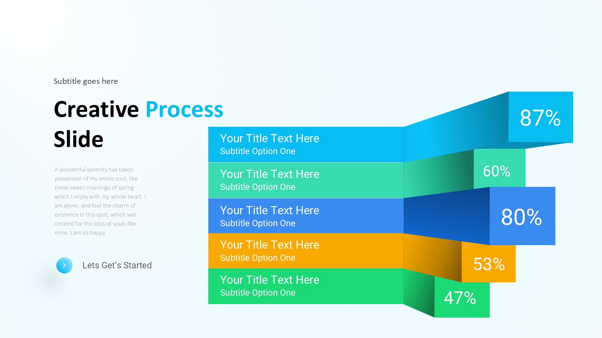 箭头信息图示PPT模板