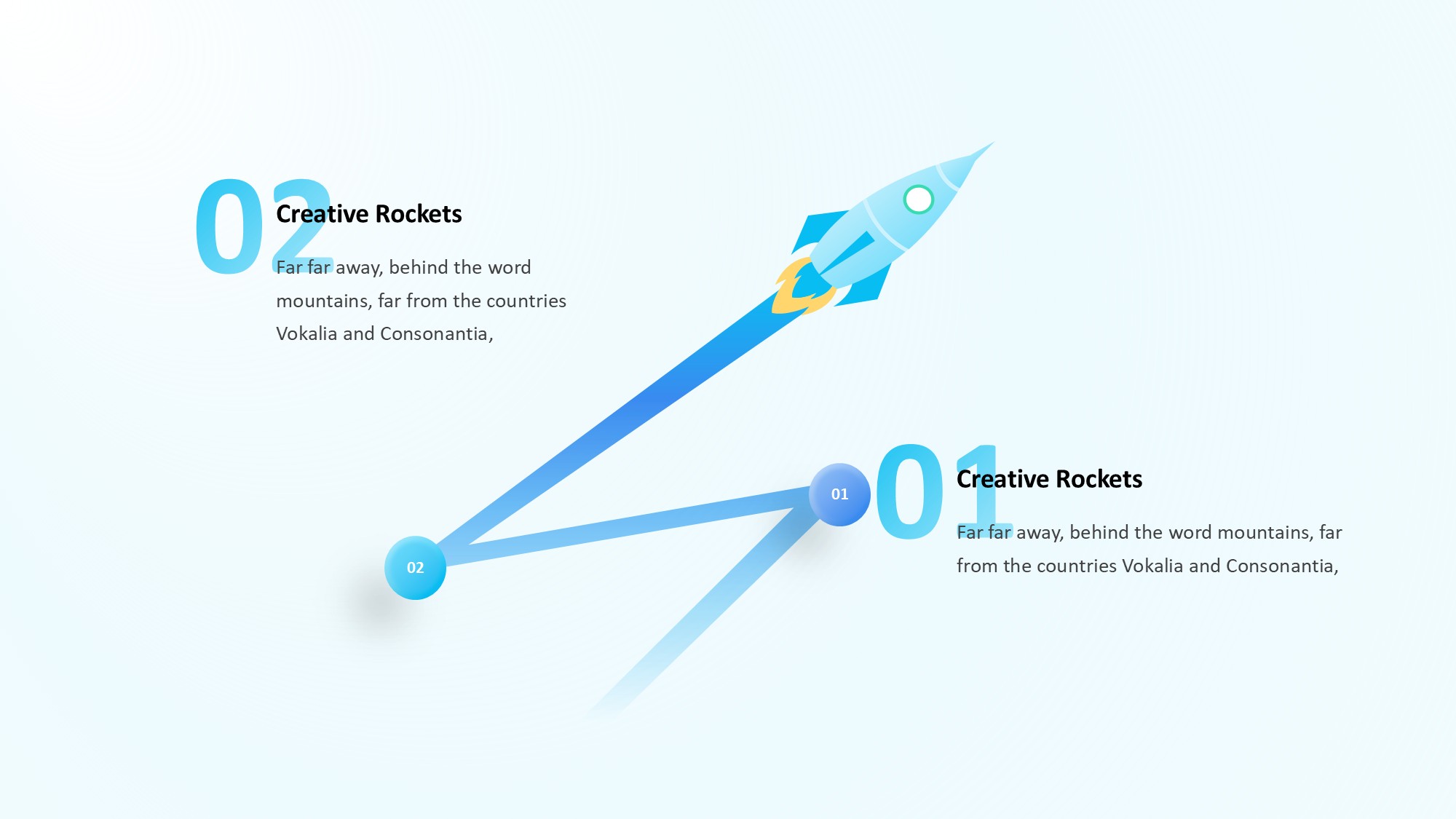 箭头信息图示PPT模板