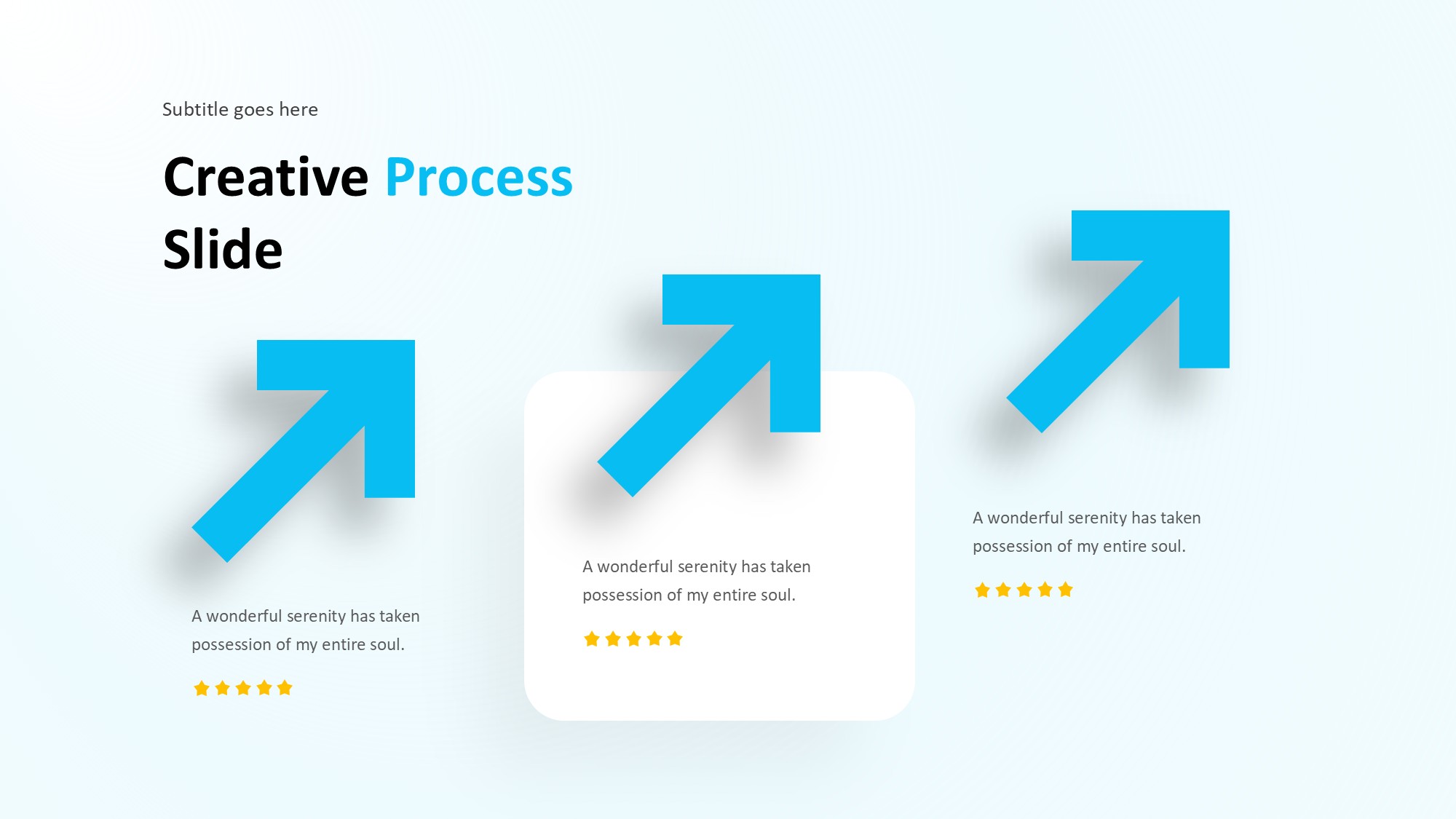 箭头信息图示PPT模板