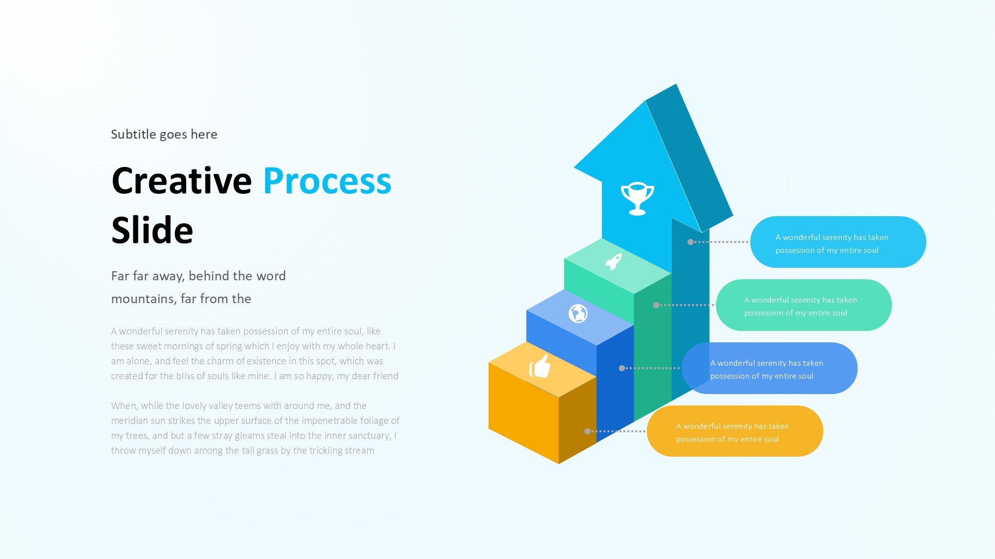 箭头信息图示PPT模板