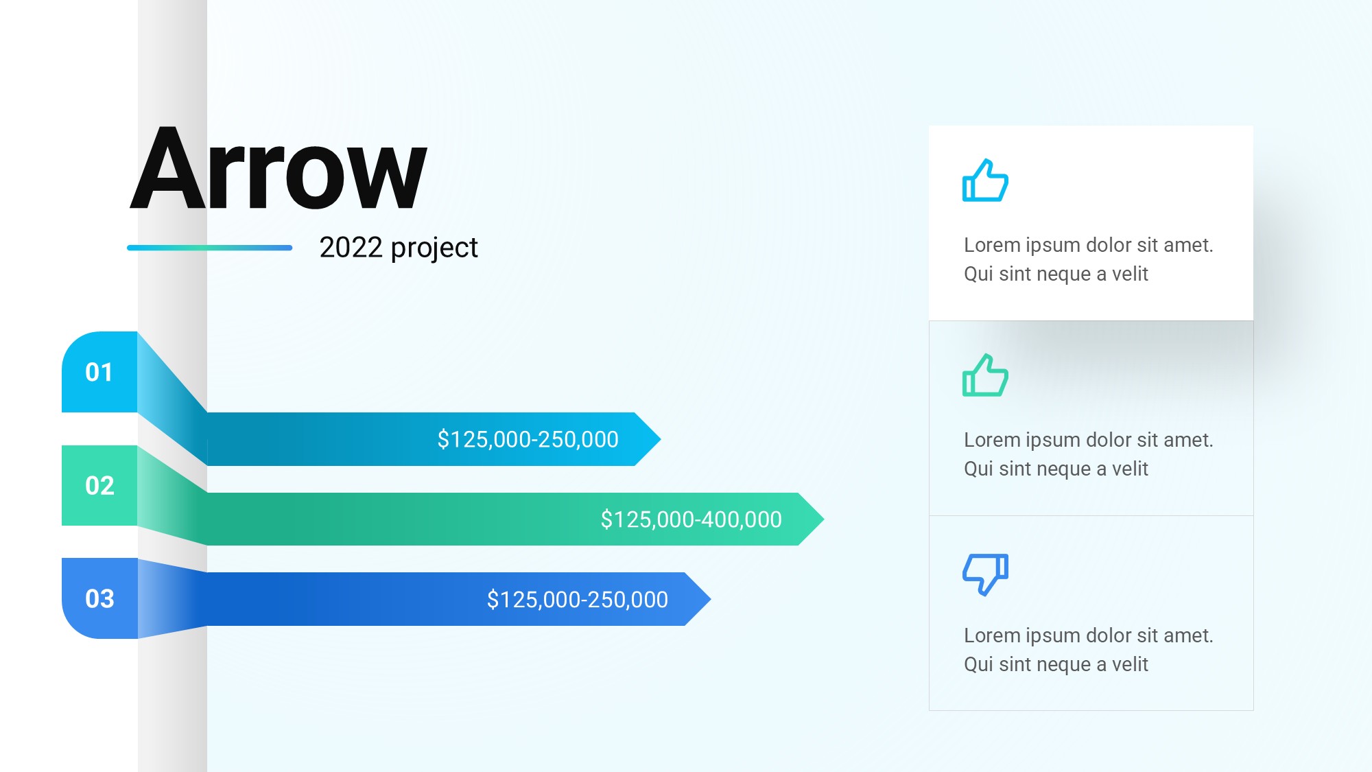 箭头信息图示PPT模板