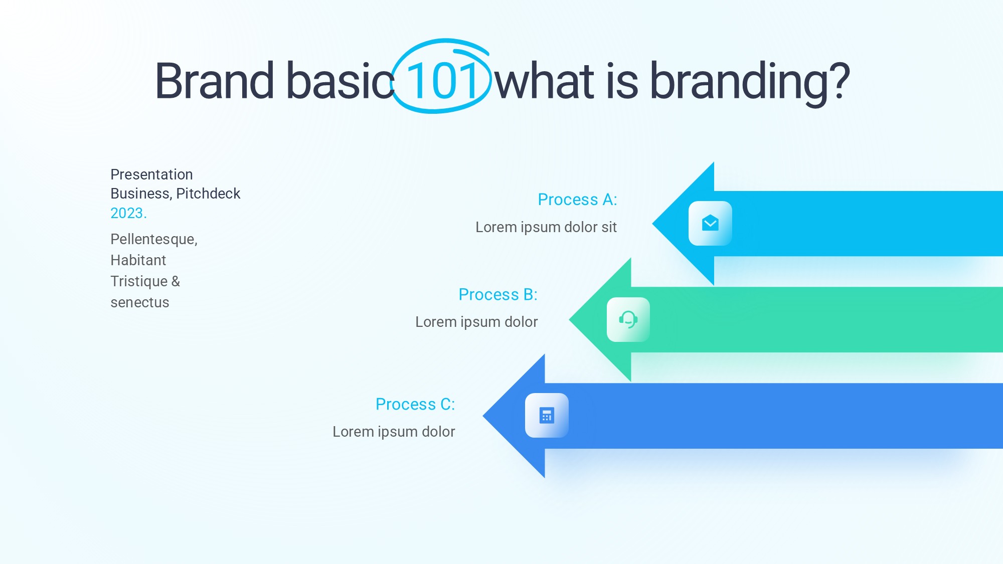 箭头信息图示PPT模板