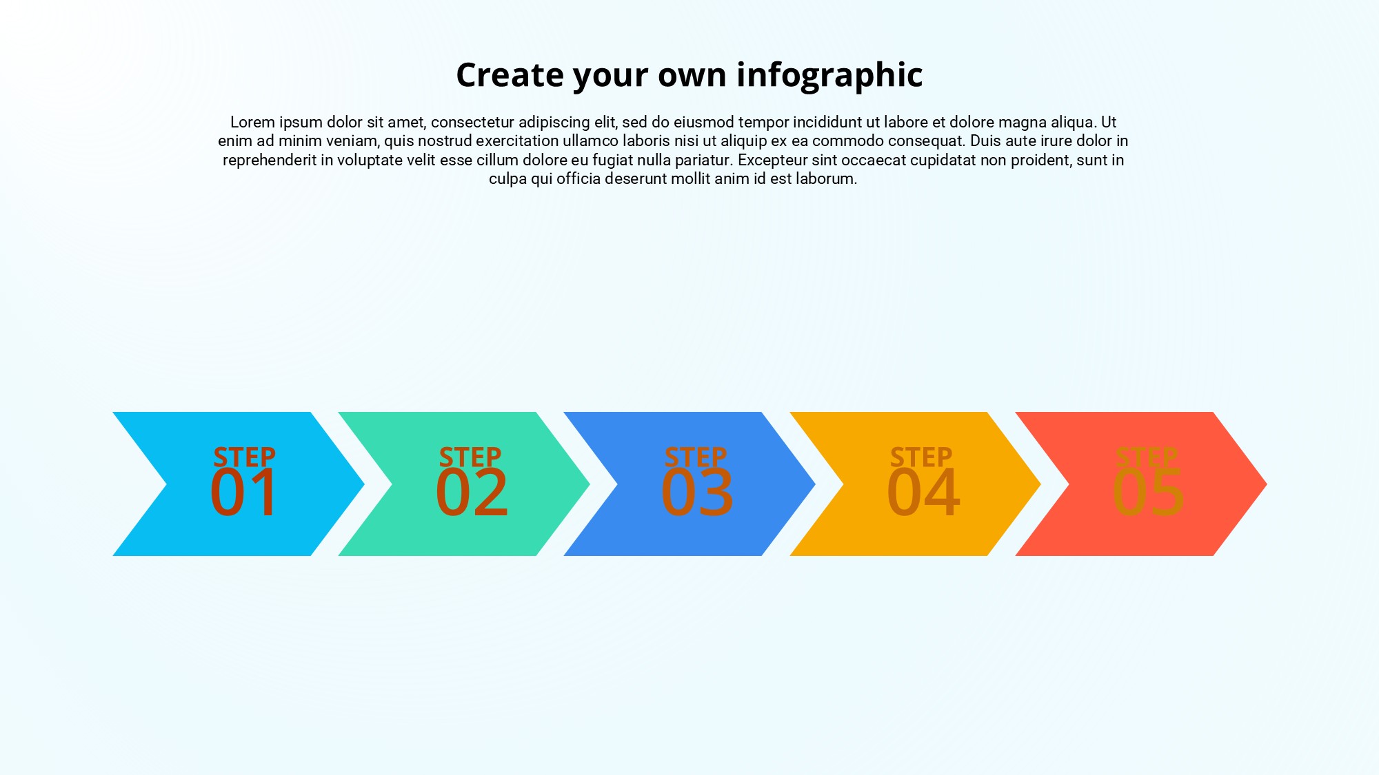 箭头信息图示PPT模板