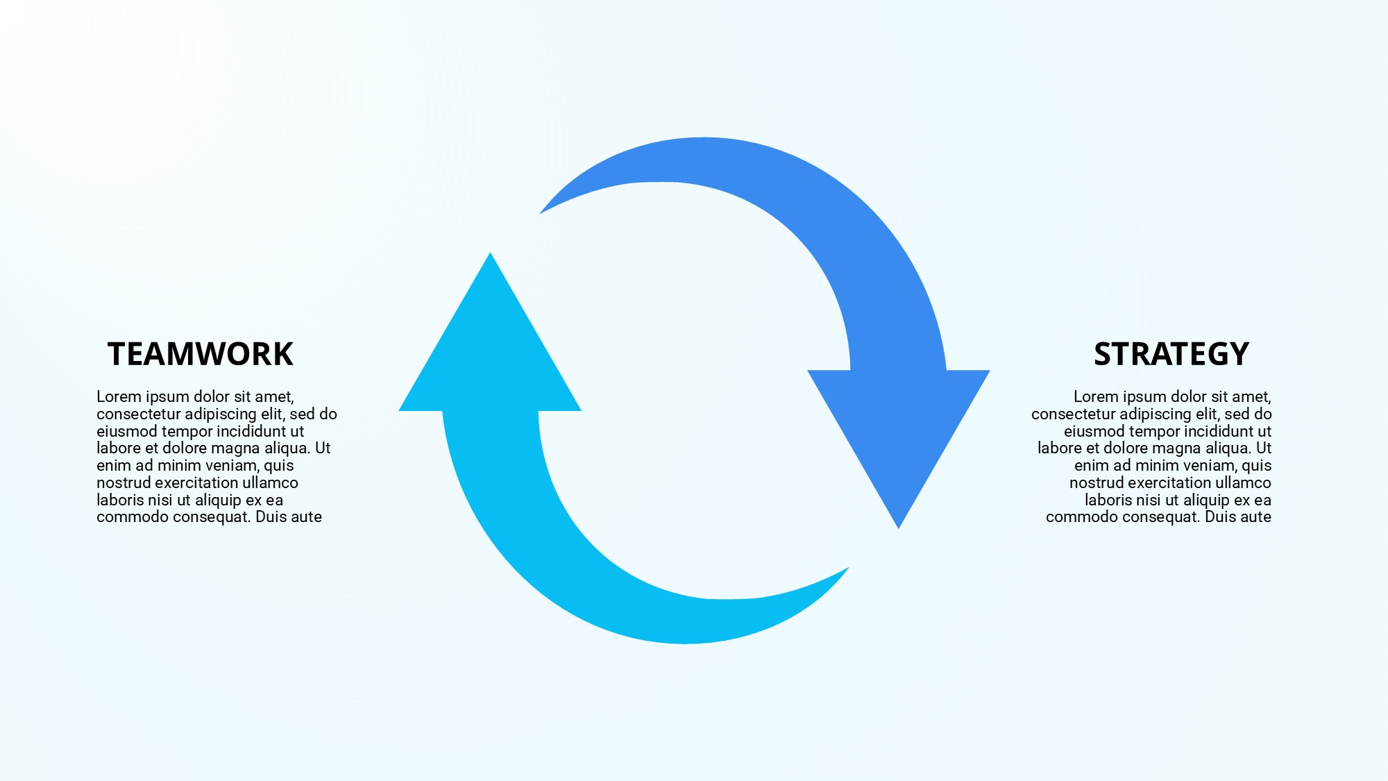 箭头信息图示PPT模板