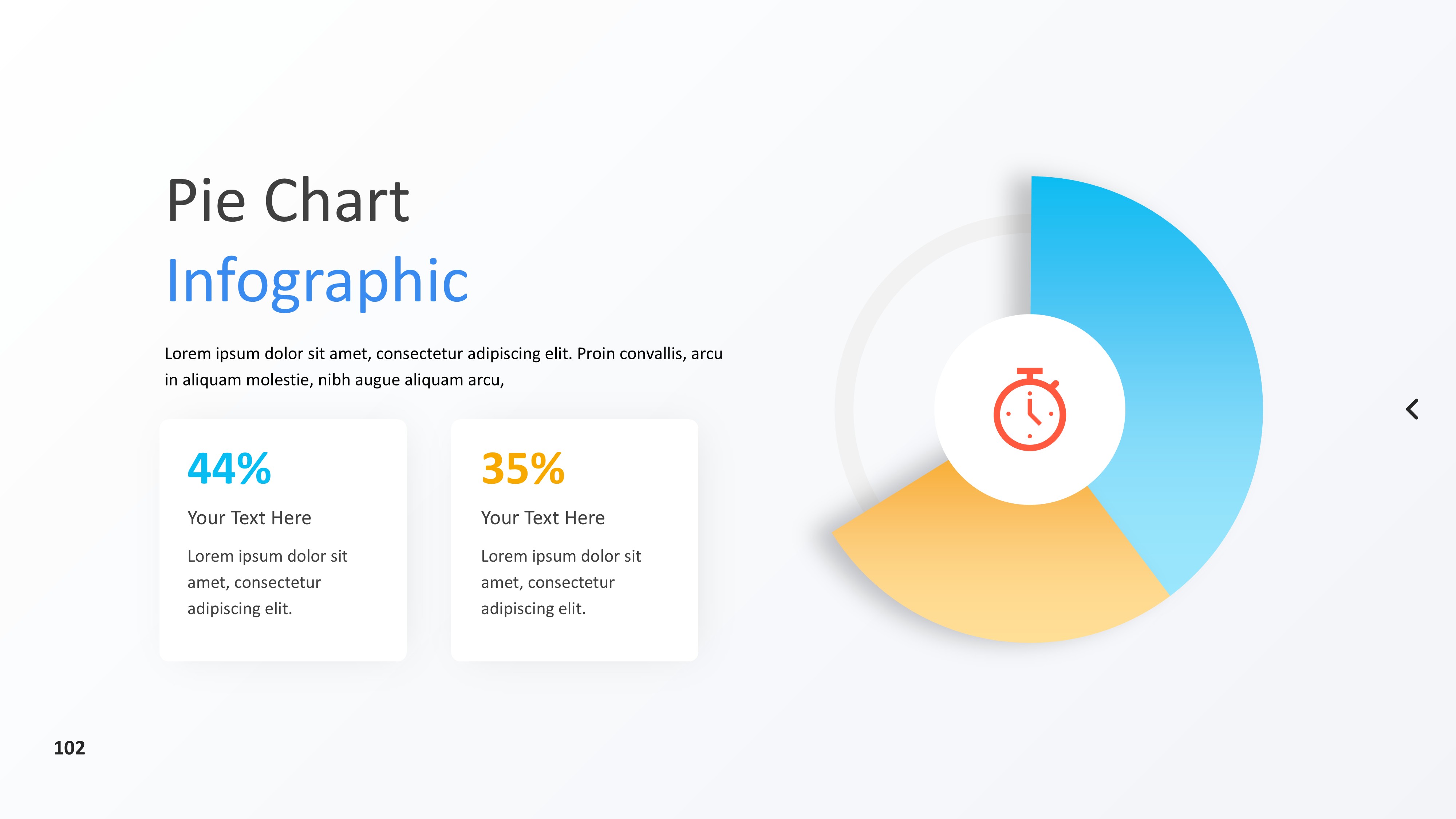 饼图图表图示PPT模板