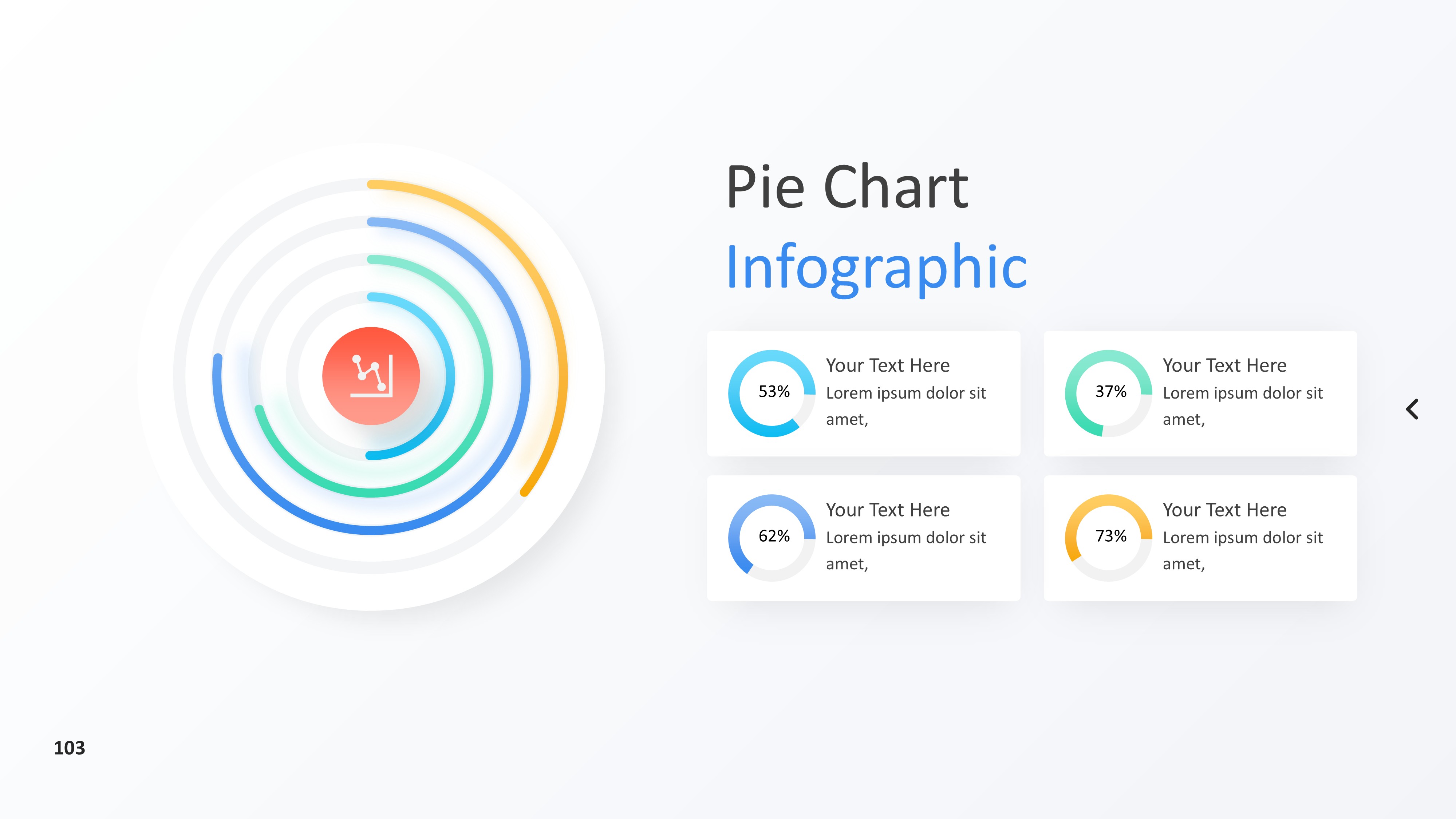 饼图图表图示PPT模板