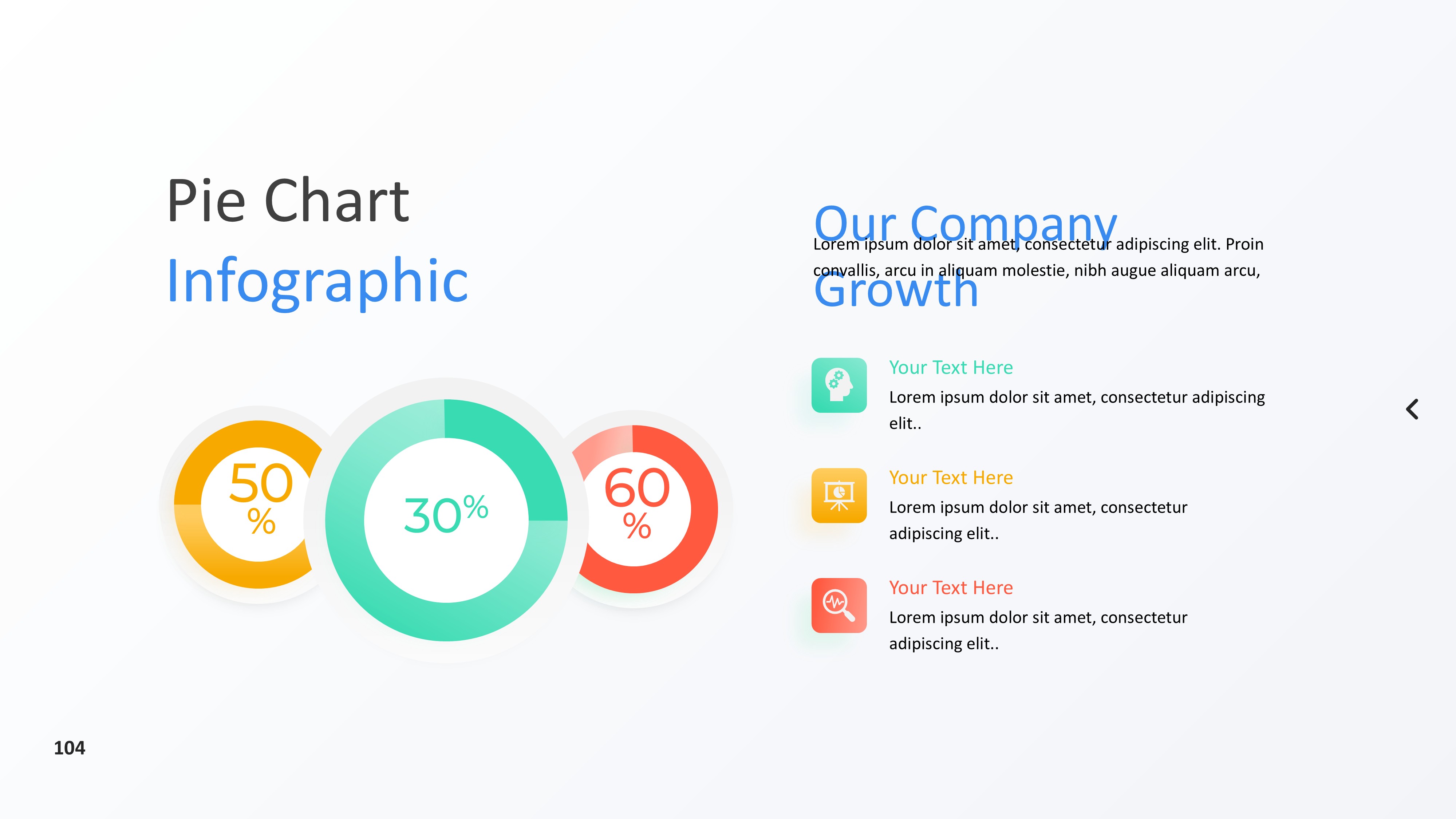 饼图图表图示PPT模板
