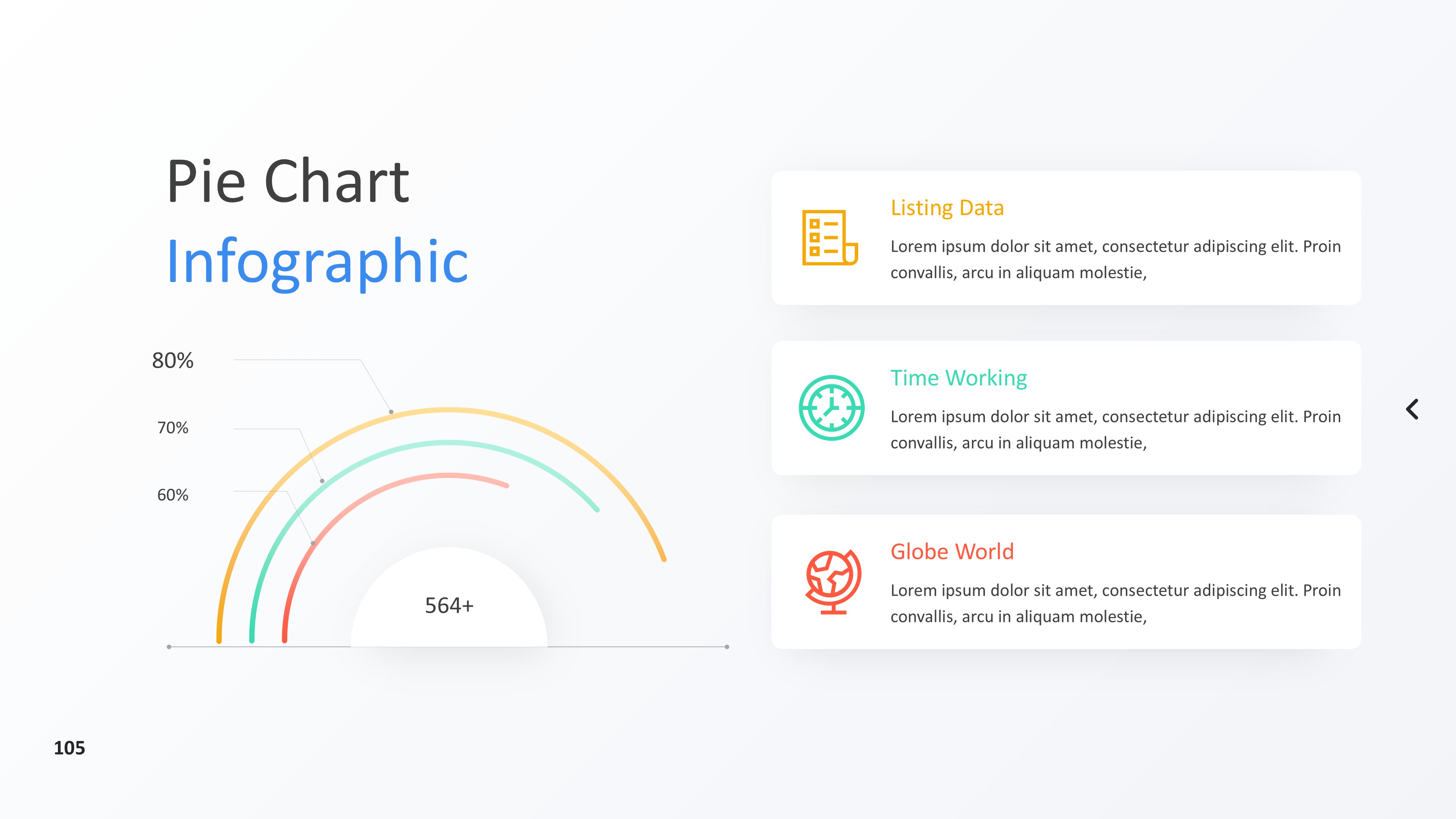 饼图图表图示PPT模板