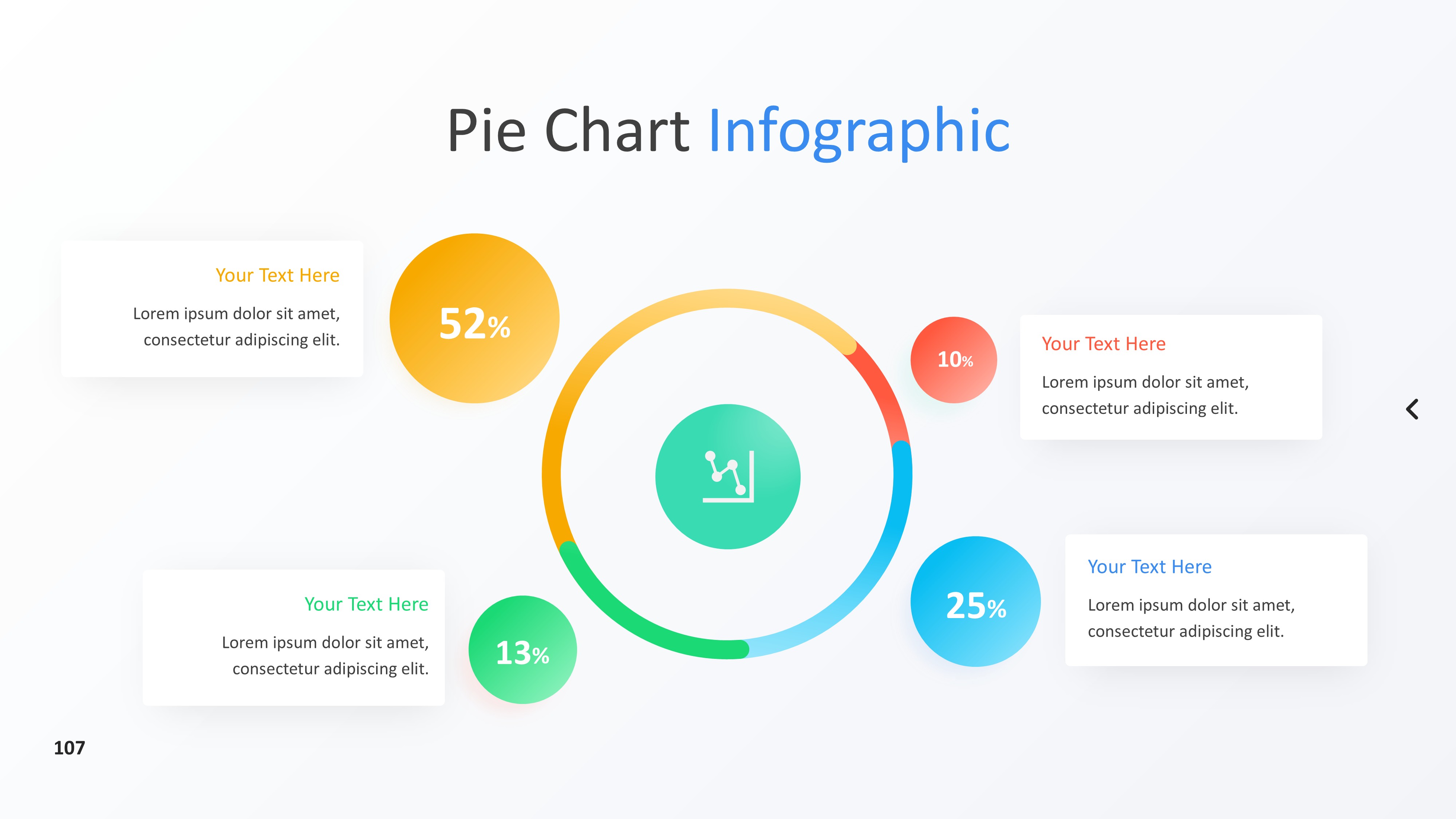 饼图图表图示PPT模板