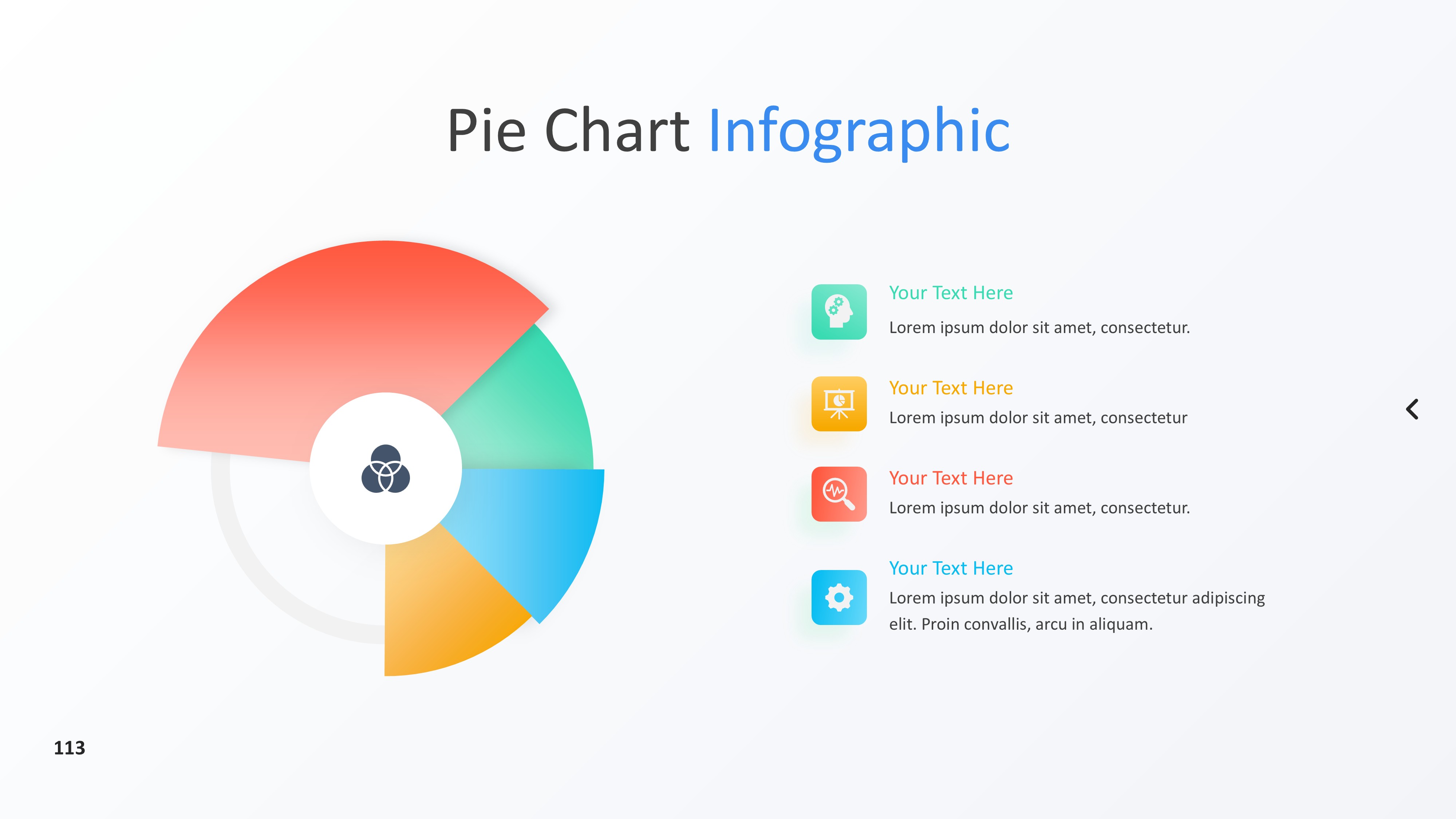 饼图图表图示PPT模板