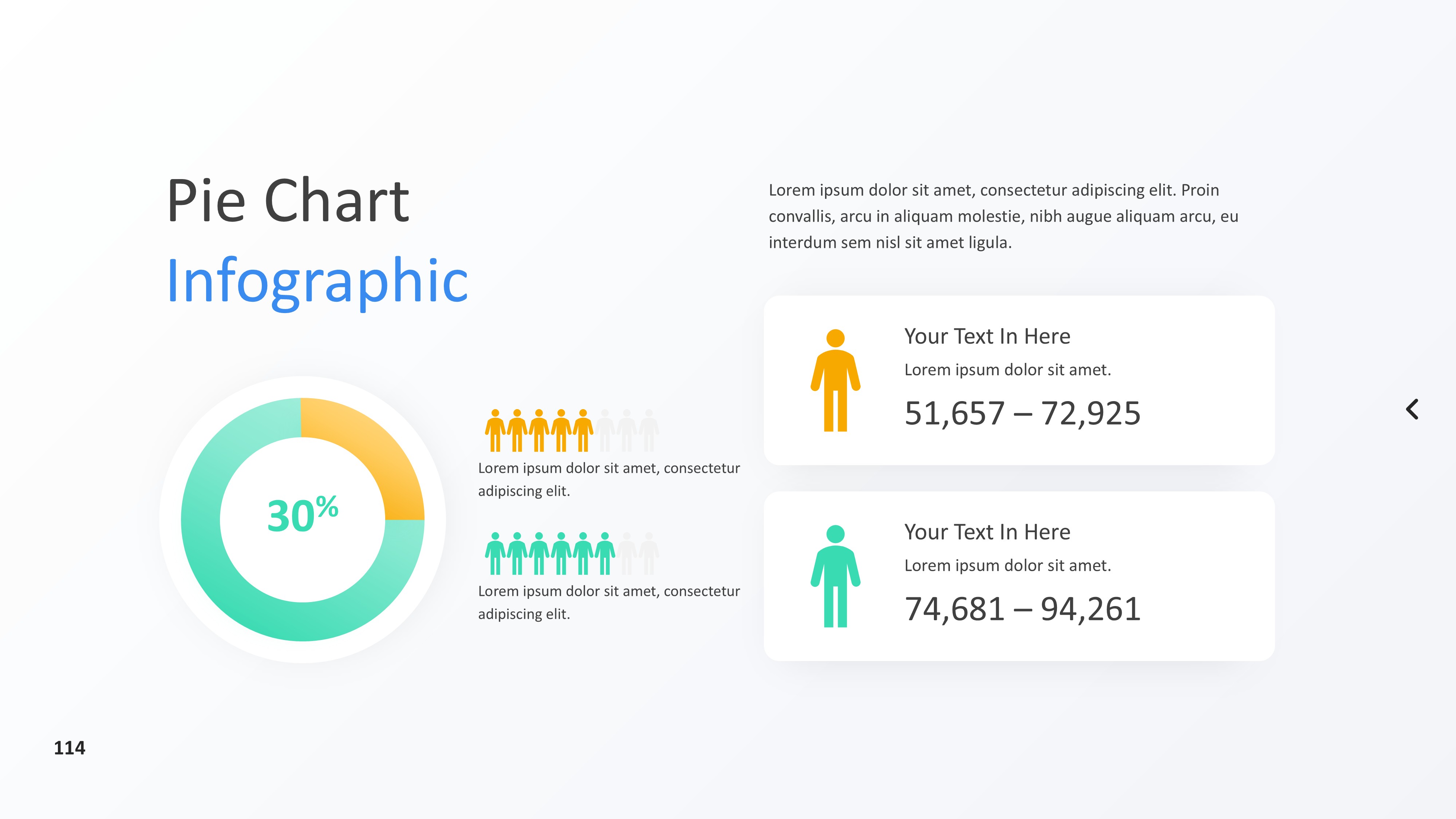 饼图图表图示PPT模板